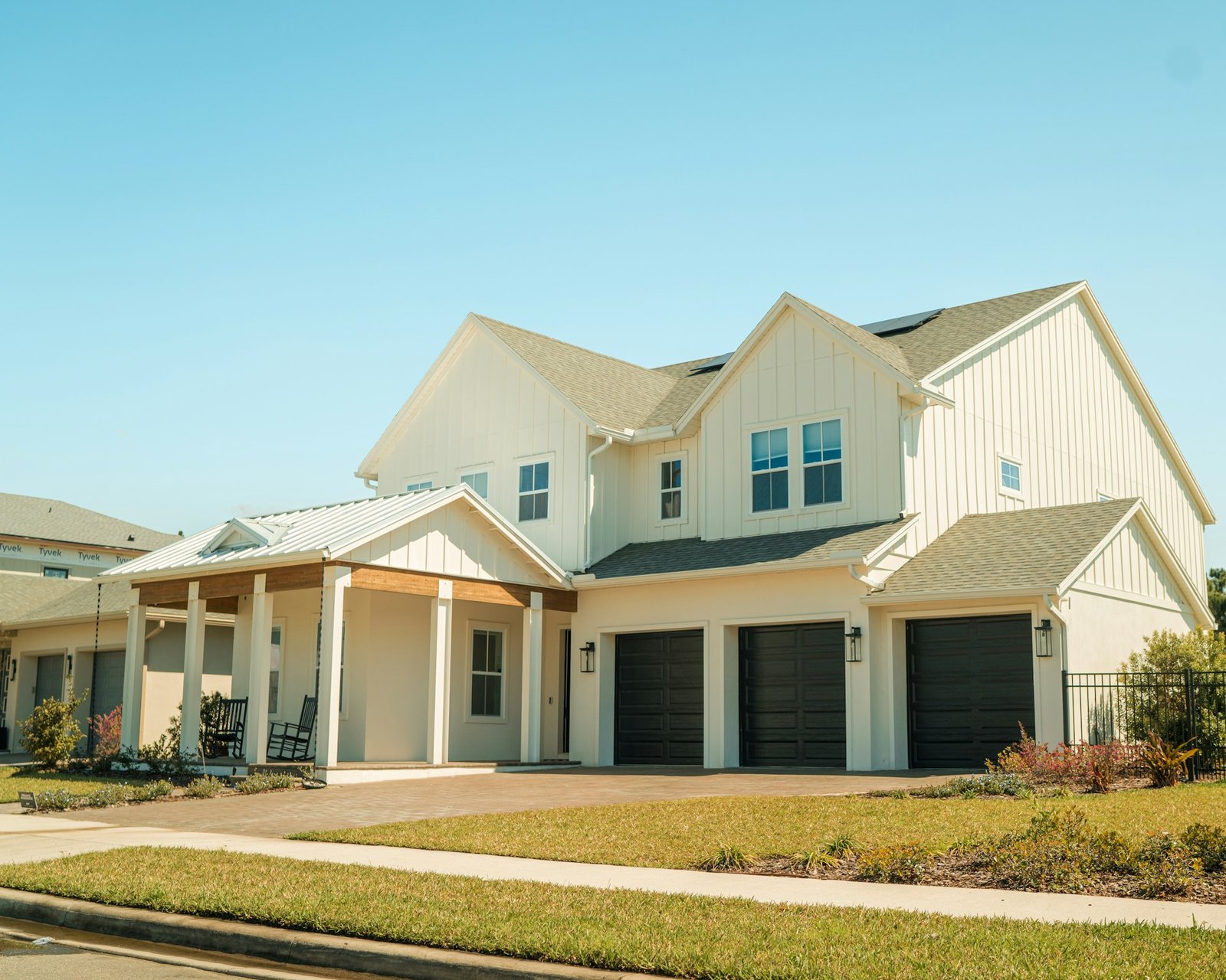 Large home exterior after renovation